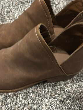 Classic Brown Slip-On Bootie